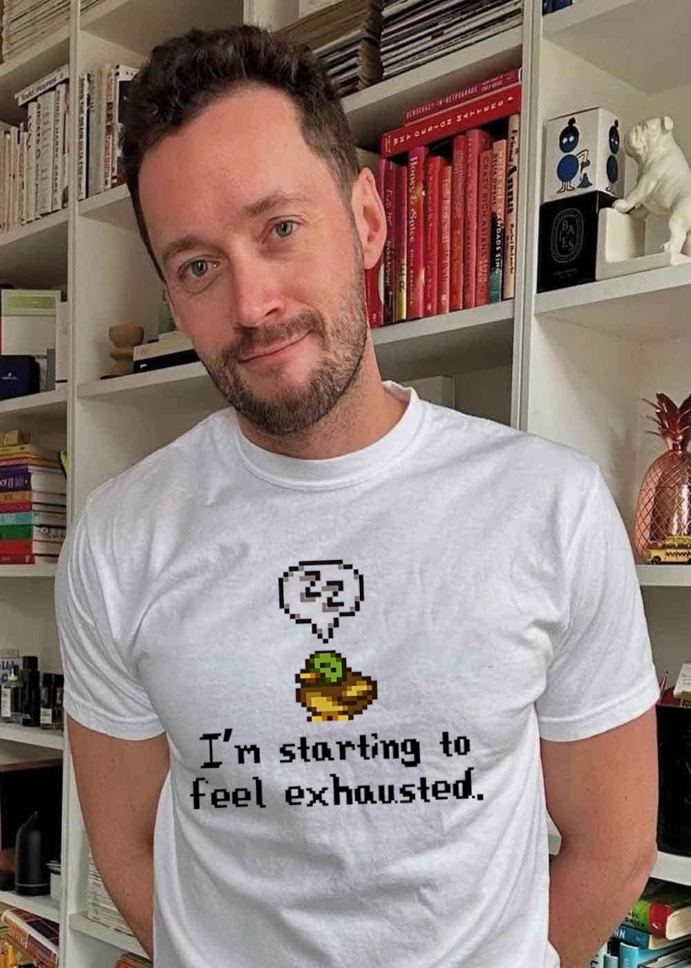 Stardew Valley Duck I'm Starting To Feel Exhausted - Adult & Kids T-Shirts, Sweatshirts & Hoodies apparel design preview 2