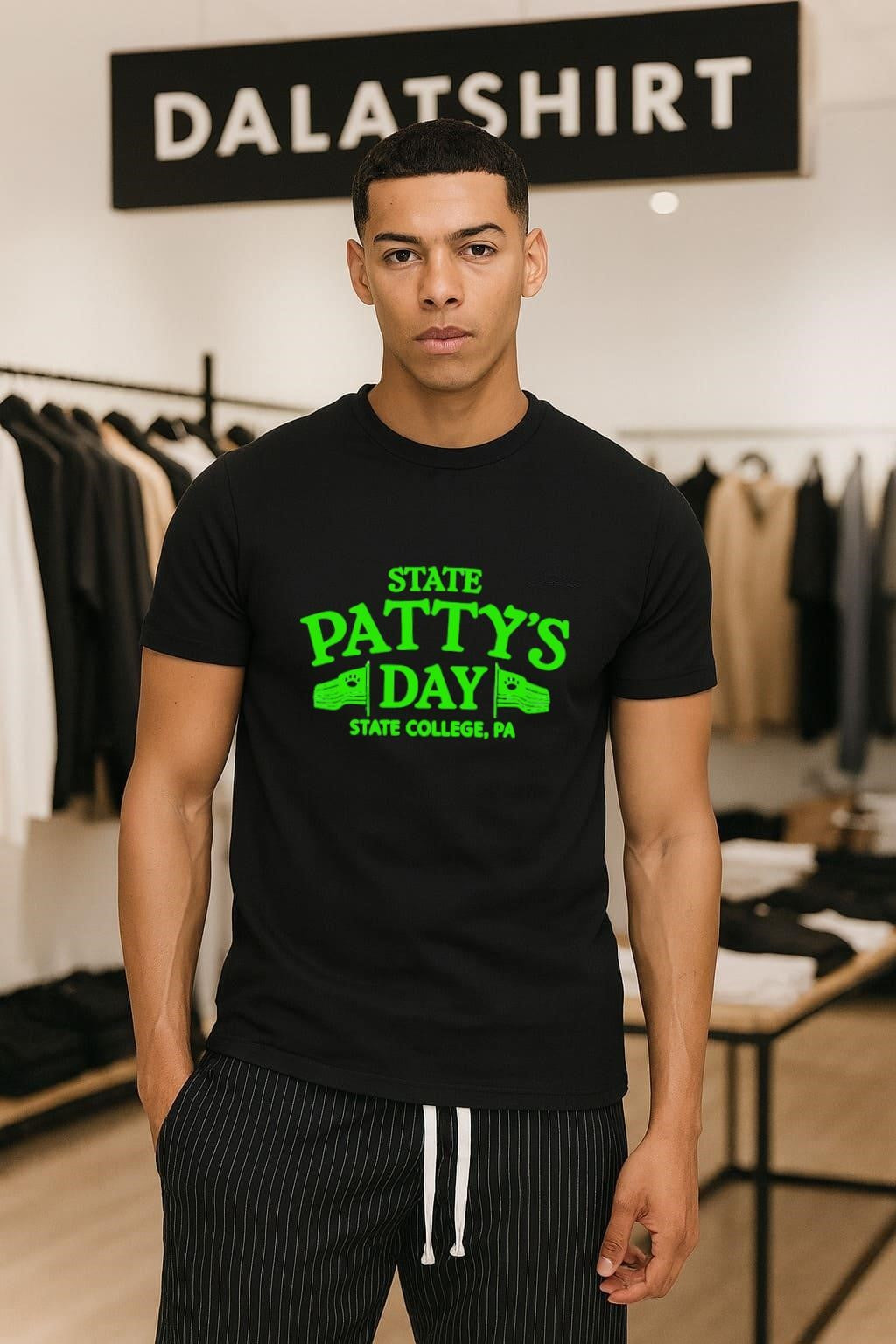 State Patty's Day College PA Penn - Adult & Kids T-Shirts, Sweatshirts & Hoodies apparel design preview 1