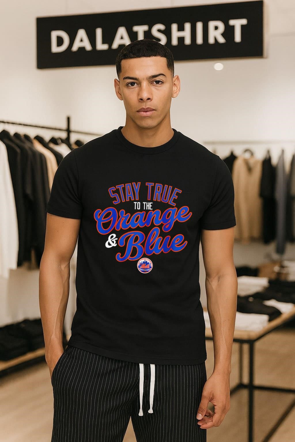 Stay True To The Orange and Blue New York Mets - Adult & Kids T-Shirts, Sweatshirts & Hoodies apparel design preview 1