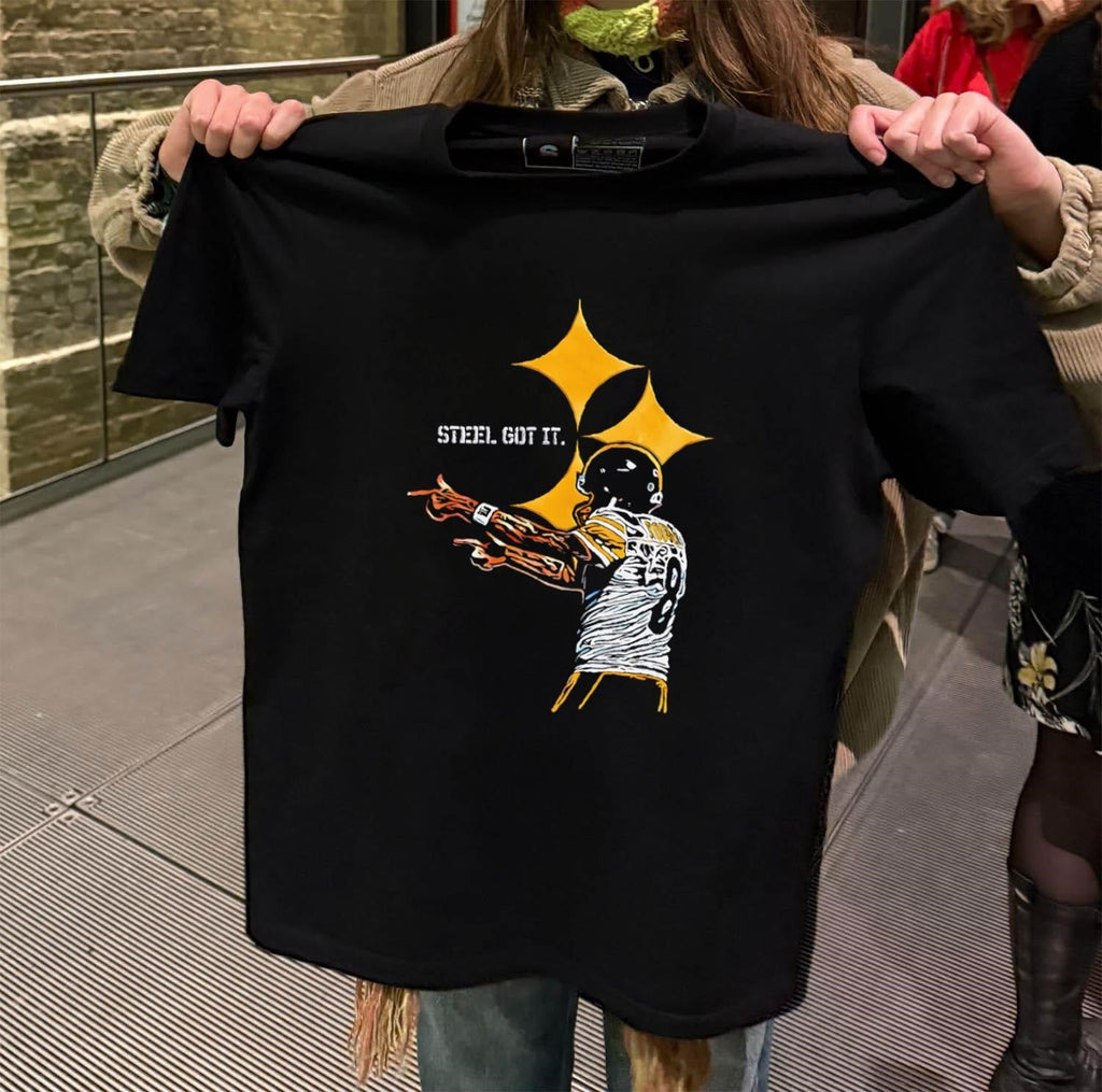 Steel Got It Pittsburgh Football Player Number Eight - Adult & Kids T-Shirts, Sweatshirts & Hoodies apparel design preview 2