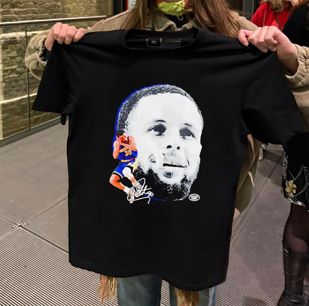 Stephen Curry Golden State Warriors Night Signature - Adult & Kids T-Shirts, Sweatshirts & Hoodies apparel design preview 2