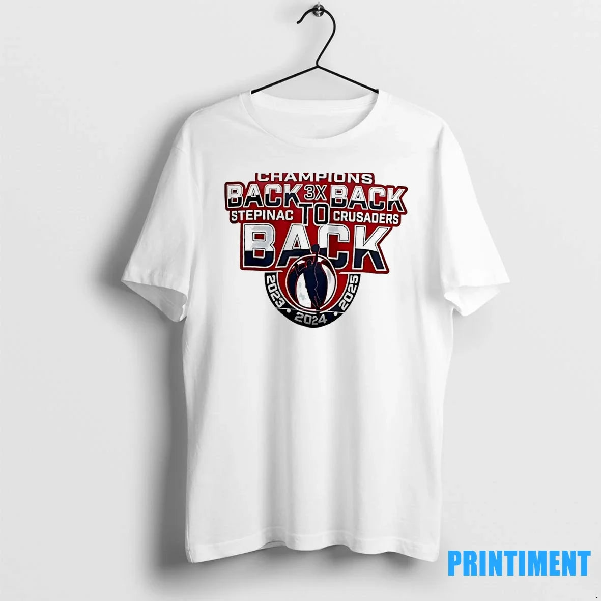 Stepinac Crusaders Champions Back To 3x Sweater - Adult & Kids T-Shirts, Sweatshirts & Hoodies apparel design preview 1