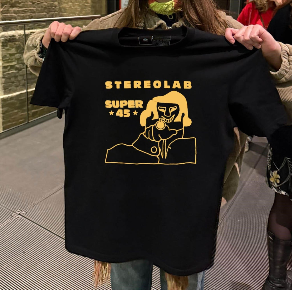 Stereolab Super 45 Star Graphic Music Band - Adult & Kids T-Shirts, Sweatshirts & Hoodies apparel design preview 2
