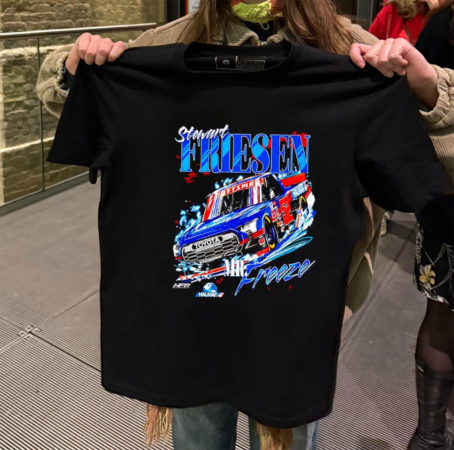 Stewart Friesen Toyota Tundra 52 Mr Freeze Racing - Adult & Kids T-Shirts, Sweatshirts & Hoodies apparel design preview 2