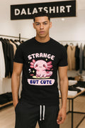 Strange But Cute Pink Axolotl Character Underwater - Adult & Kids T-Shirts, Sweatshirts & Hoodies apparel design preview 1