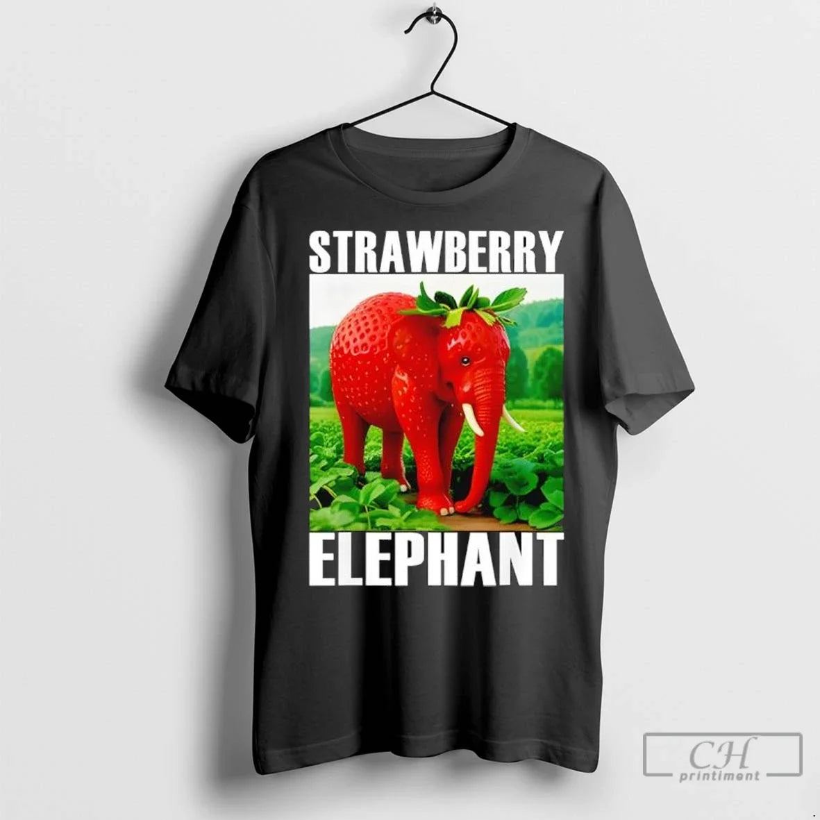 Strawberry Elephant Italian Brainrot - Adult & Kids T-Shirts, Sweatshirts & Hoodies apparel design preview 1