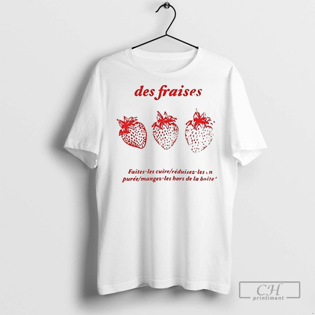 Strawberry Des Fraises - Adult & Kids T-Shirts, Sweatshirts & Hoodies apparel design preview 1