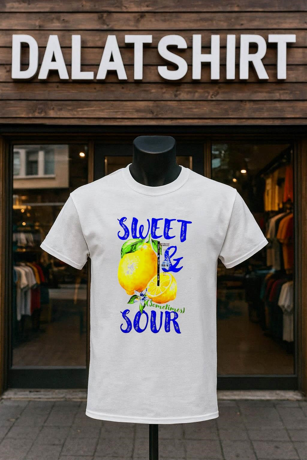 Sweet and Sometimes Sour Yellow Lemon Fruit Graphic - Adult & Kids T-Shirts, Sweatshirts & Hoodies apparel design preview 1
