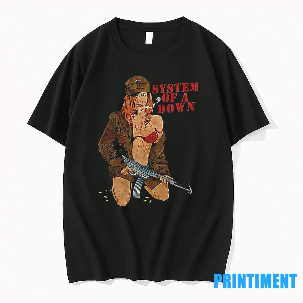 System Of A Down Girl Sexy Smocking Sweater - Adult & Kids T-Shirts, Sweatshirts & Hoodies apparel design preview 1