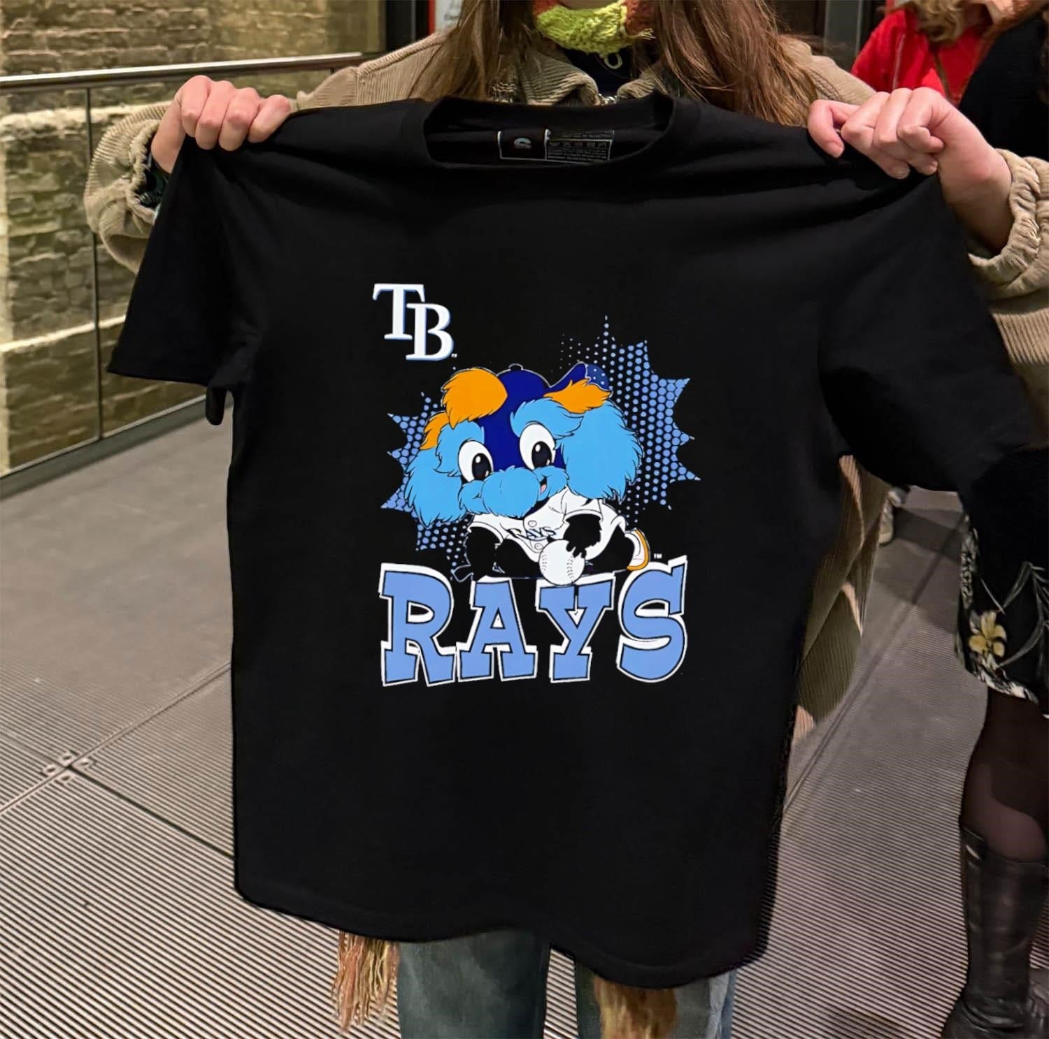 TB Rays Raymond Mascot Baseball - Adult & Kids T-Shirts, Sweatshirts & Hoodies apparel design preview 2