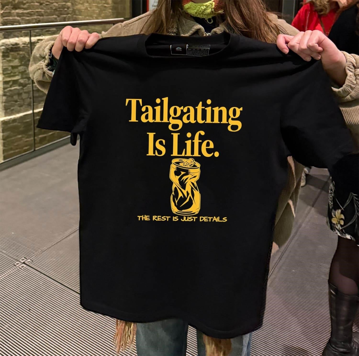 Tailgating Is Life the rest just details - Adult & Kids T-Shirts, Sweatshirts & Hoodies apparel design preview 2