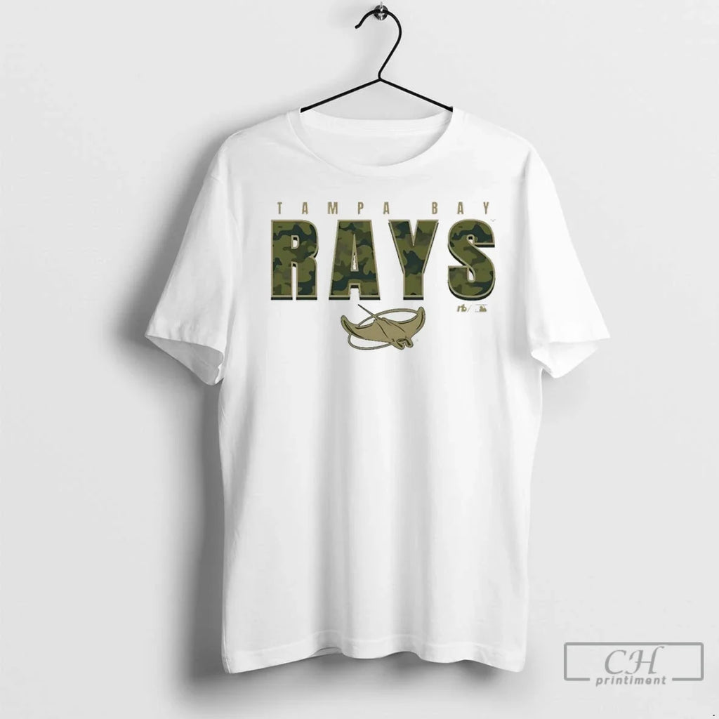 Tampa Bay Rays Camo Mlb Postseason 2025 - Adult & Kids T-Shirts, Sweatshirts & Hoodies apparel design preview 1