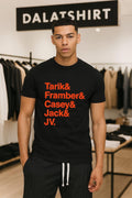 Tarik Framber Casey Jack JV Names List Orange - Adult & Kids T-Shirts, Sweatshirts & Hoodies apparel design preview 1