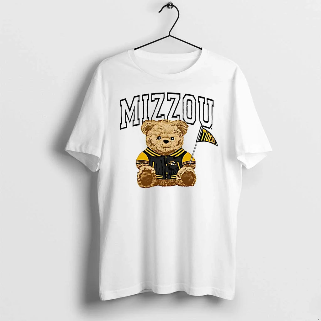 Teddy Bear Mizzou Tigers Cartoon Sweater - Adult & Kids T-Shirts, Sweatshirts & Hoodies apparel design preview 1