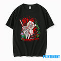 Terrifier Art The Clown Damien Leones Santa Halloween - Adult & Kids T-Shirts, Sweatshirts & Hoodies apparel design preview 1