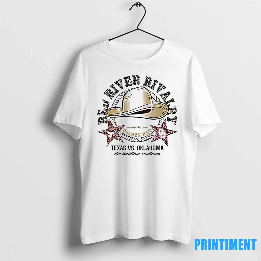Texas Longhorns Vs Oklahoma Sooners Red River Rivalry - Adult & Kids T-Shirts, Sweatshirts & Hoodies apparel design preview 1
