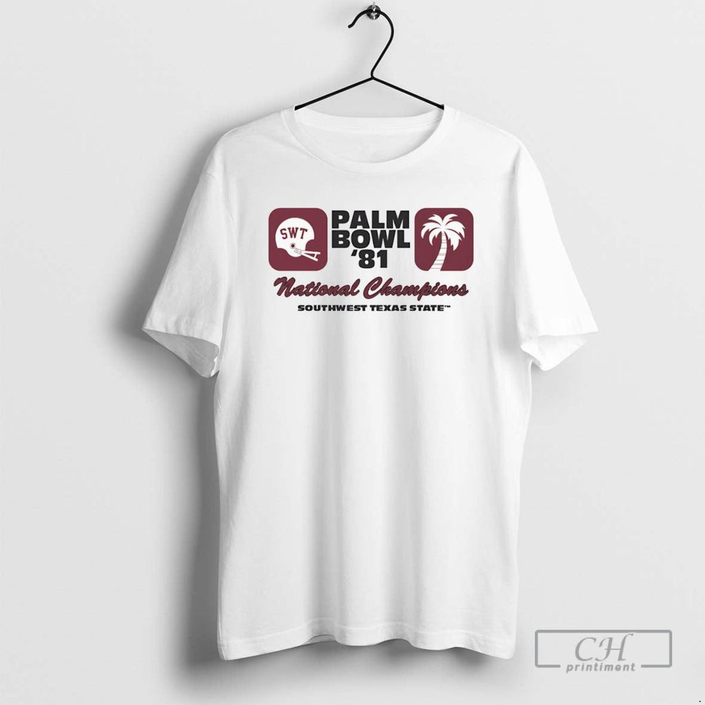 Texas State Palm Bowl 1981 National Championship - Adult & Kids T-Shirts, Sweatshirts & Hoodies apparel design preview 1