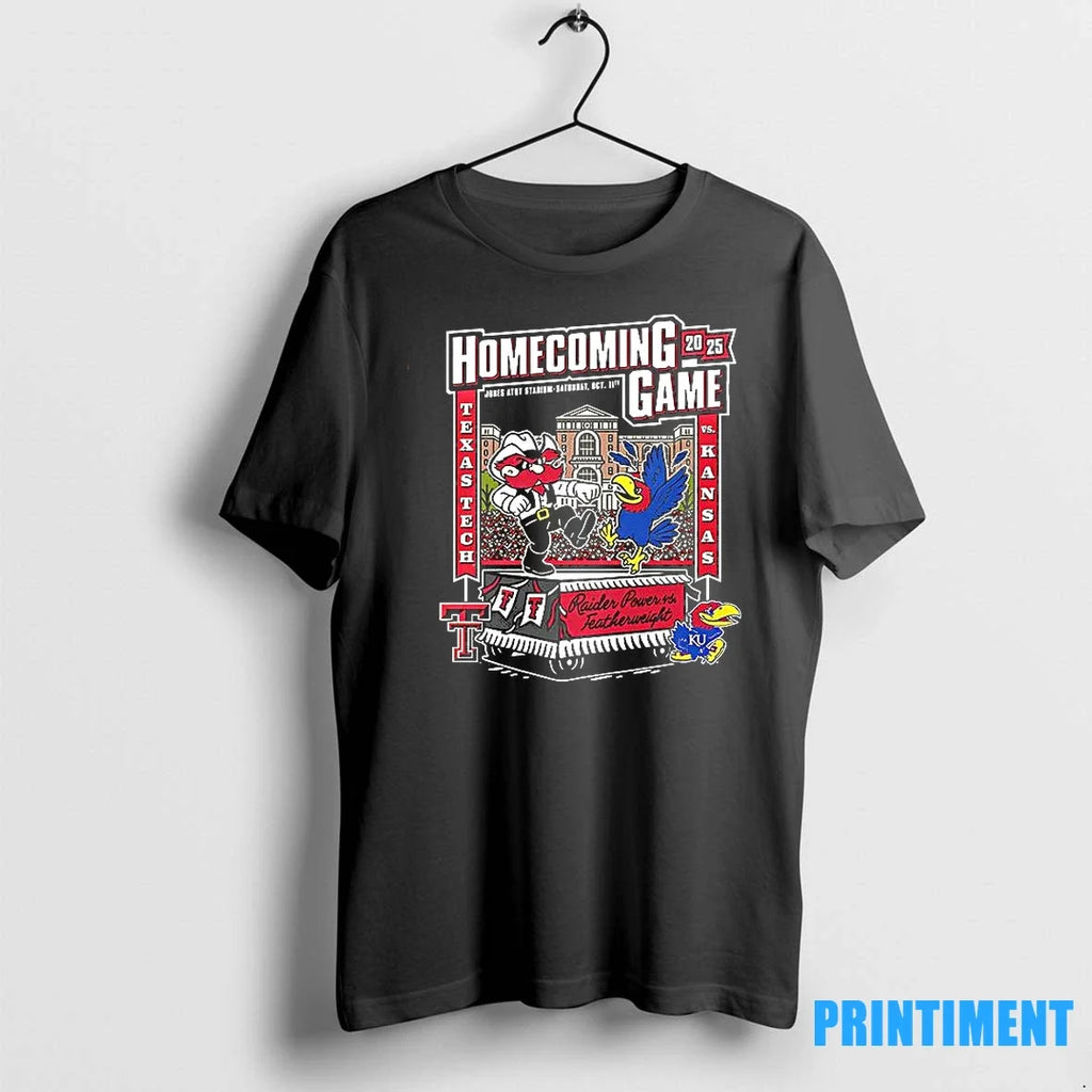 Texas Tech Vs Kansas 2025 Homecoming Sweater - Adult & Kids T-Shirts, Sweatshirts & Hoodies apparel design preview 1