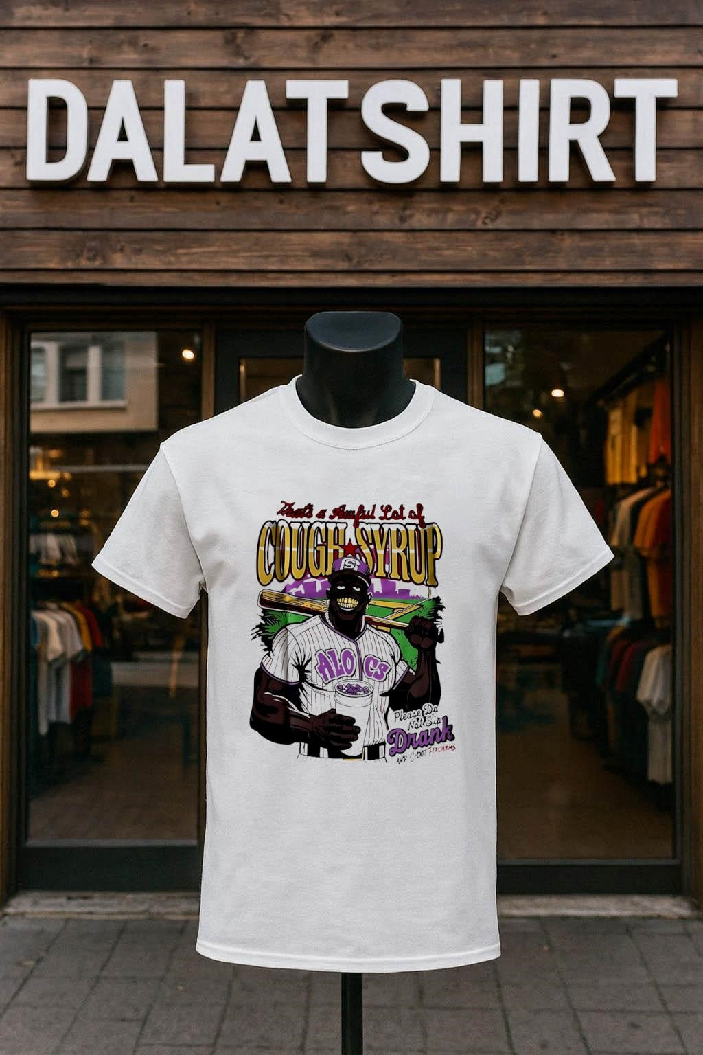 That's A Awful Lot Of Cough Syrup Drank - Adult & Kids T-Shirts, Sweatshirts & Hoodies apparel design preview 1