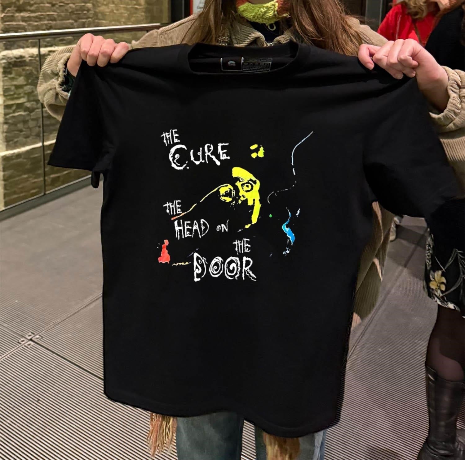 The Cure Head On Door Album Cover Art - Adult & Kids T-Shirts, Sweatshirts & Hoodies apparel design preview 2