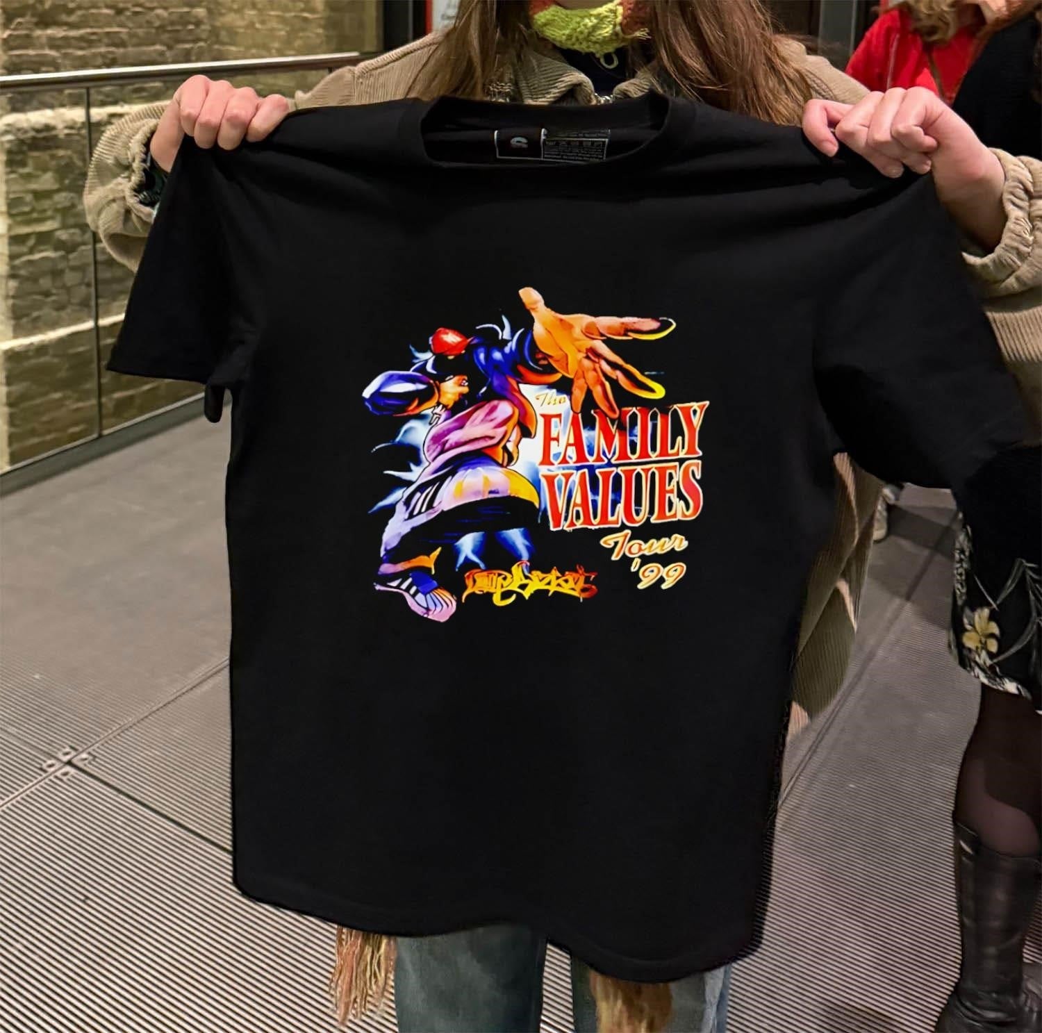 The Family Values Tour 99 Limp Bizkit - Adult & Kids T-Shirts, Sweatshirts & Hoodies apparel design preview 2