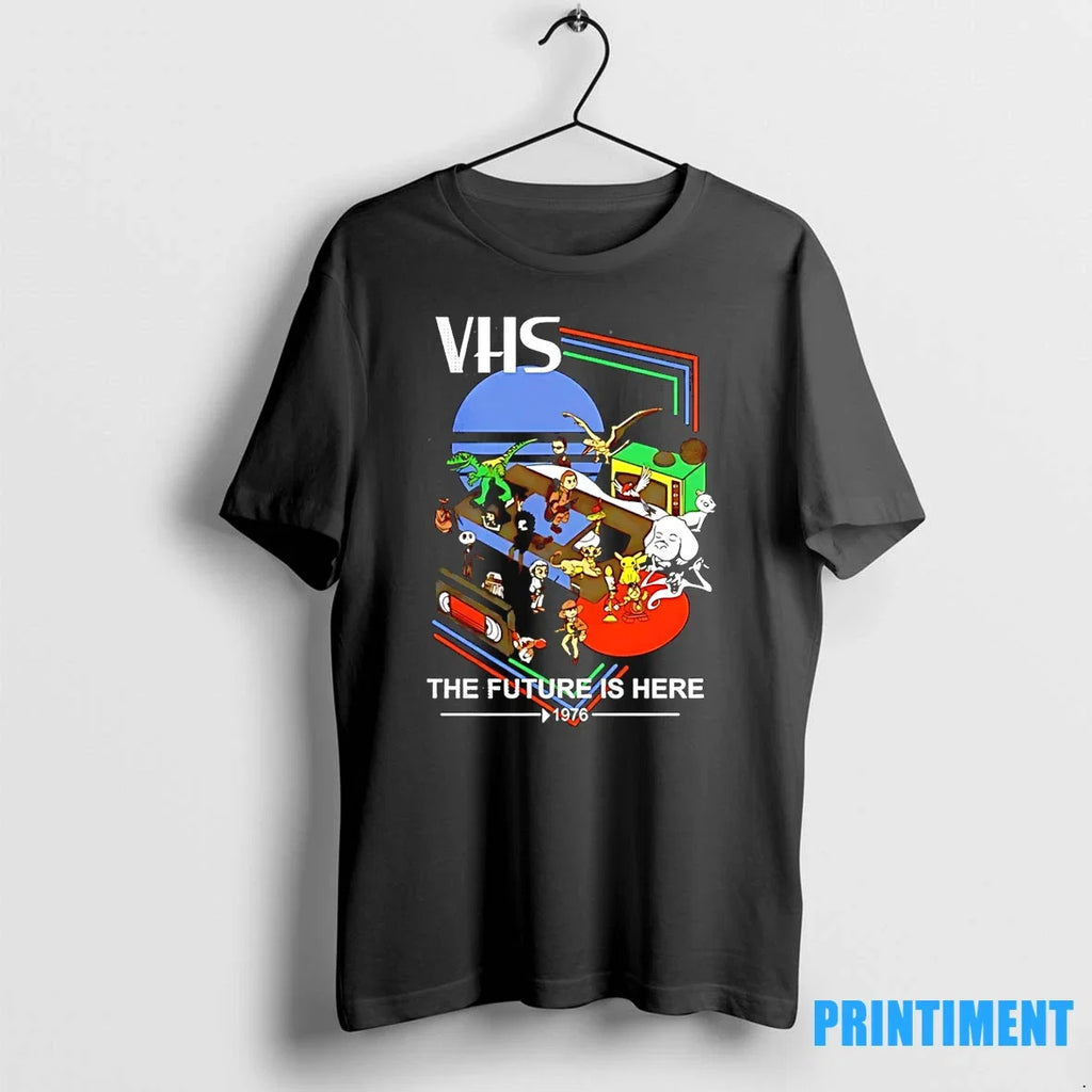 The Future Is Here 1976 Vhs Sweater - Adult & Kids T-Shirts, Sweatshirts & Hoodies apparel design preview 1