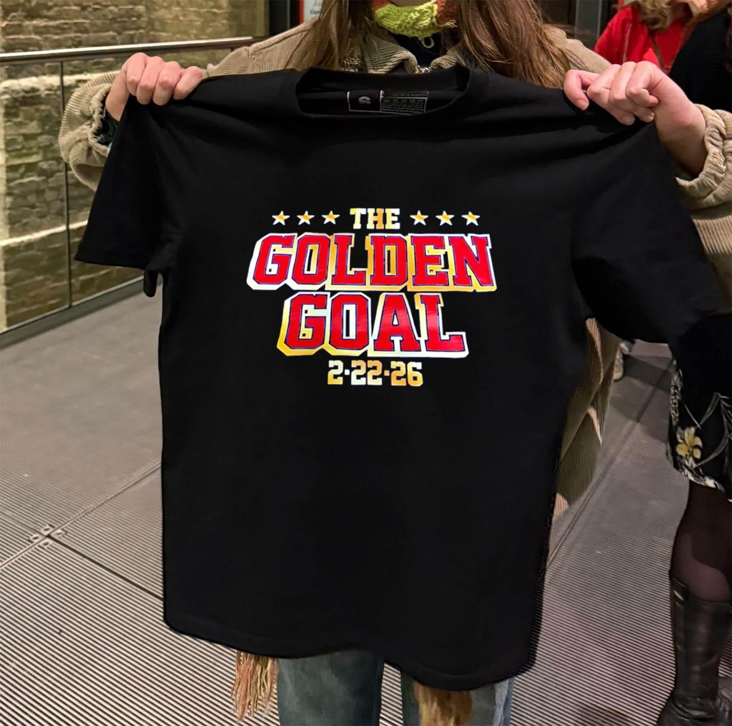 The Golden Goal Stars 2-22-26 Commemorative Sports - Adult & Kids T-Shirts, Sweatshirts & Hoodies apparel design preview 2