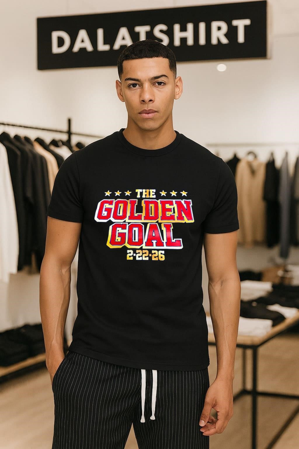 The Golden Goal Stars 2-22-26 Commemorative Sports - Adult & Kids T-Shirts, Sweatshirts & Hoodies apparel design preview 1