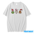 The Grinch Characters Christmas Light Santa Hat - Adult & Kids T-Shirts, Sweatshirts & Hoodies apparel design preview 1