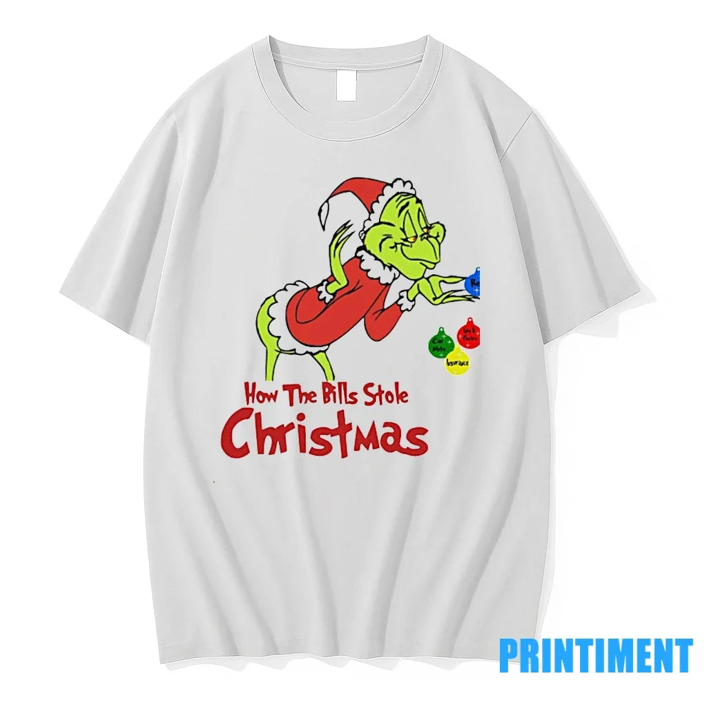 The Grinch How Bills Stole Christmas Sweater - Adult & Kids T-Shirts, Sweatshirts & Hoodies apparel design preview 1