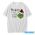 The Grinch Stole My Lesson Plans Christmas Sweater - Adult & Kids T-Shirts, Sweatshirts & Hoodies apparel design preview 1