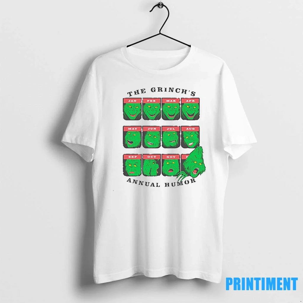The Grinchs Annual Mood Sweater - Adult & Kids T-Shirts, Sweatshirts & Hoodies apparel design preview 1