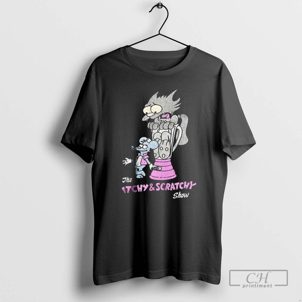 The Itchy And Scratchy Show - Adult & Kids T-Shirts, Sweatshirts & Hoodies apparel design preview 1