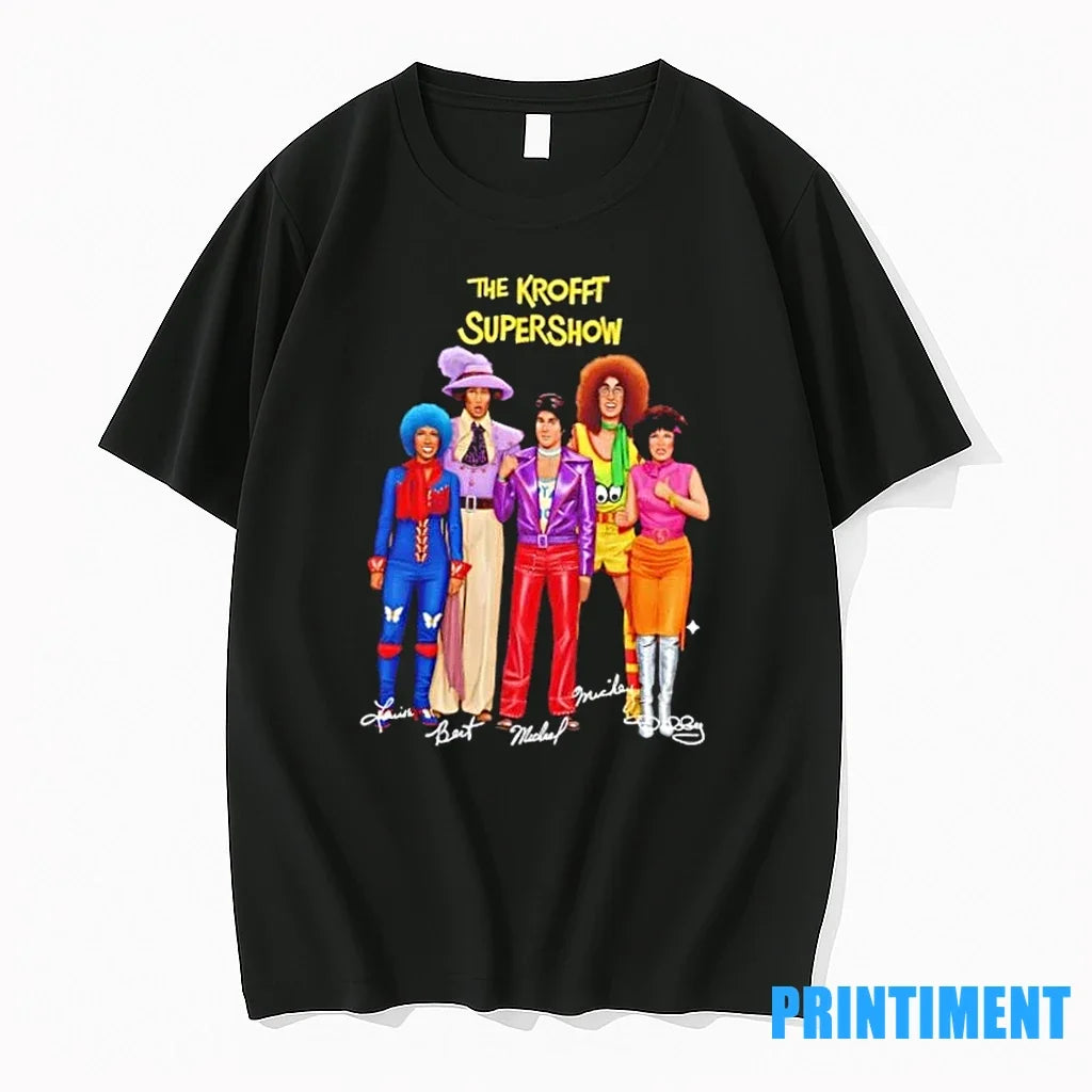 The Krofft Supershow 1976 Signatures Sweater - Adult & Kids T-Shirts, Sweatshirts & Hoodies apparel design preview 1