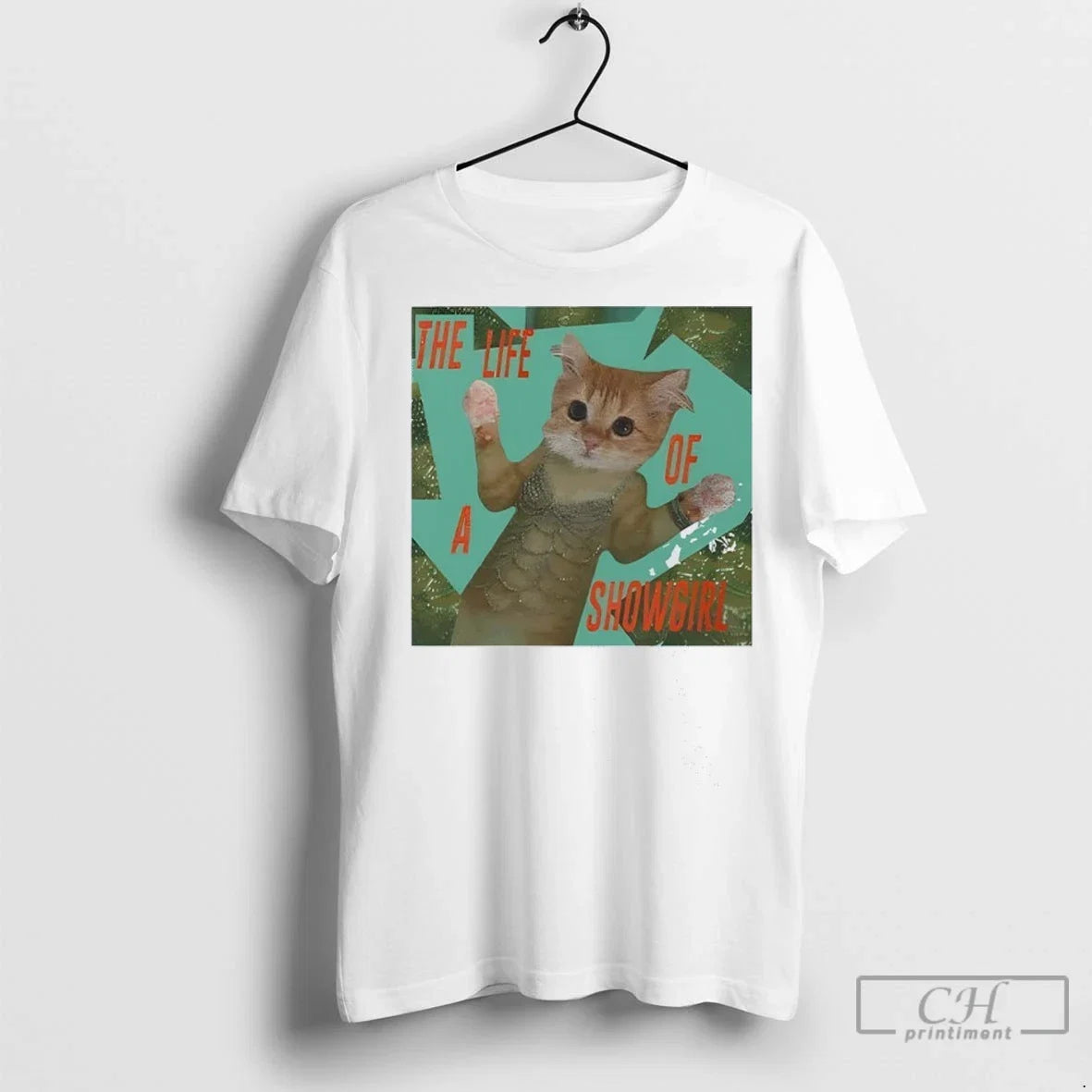 The Life Of A Showgirl Cat - Adult & Kids T-Shirts, Sweatshirts & Hoodies apparel design preview 1
