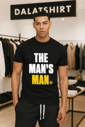 The Man's Man Seth Rollins yellow text logo - Adult & Kids T-Shirts, Sweatshirts & Hoodies apparel design preview 1