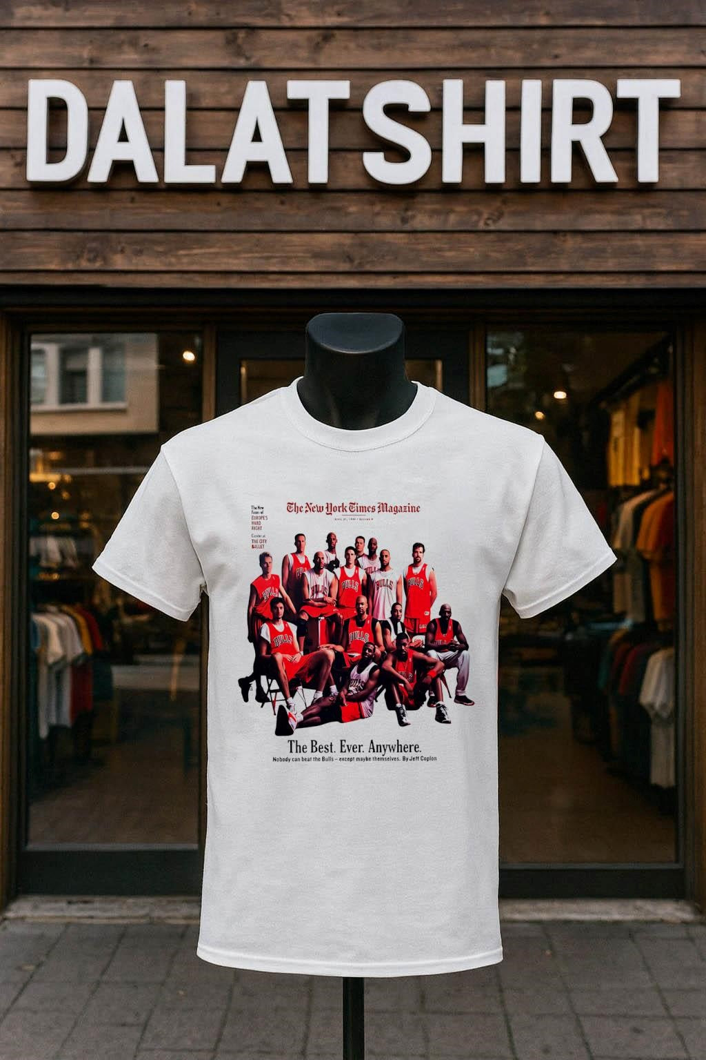 The New York Times Magazine Chicago Bulls Team - Adult & Kids T-Shirts, Sweatshirts & Hoodies apparel design preview 1