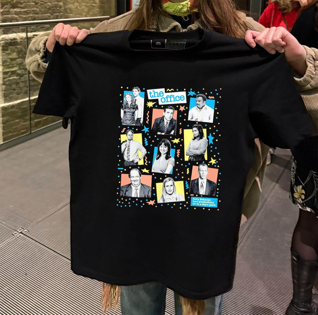 The Office Petty Behavior Zero Productivity All In A - Adult & Kids T-Shirts, Sweatshirts & Hoodies apparel design preview 2
