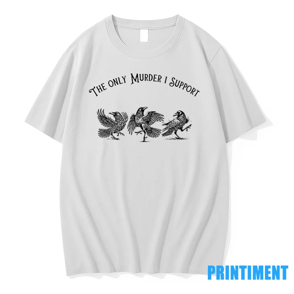 The Only Murder I Support Crows Sweater - Adult & Kids T-Shirts, Sweatshirts & Hoodies apparel design preview 1