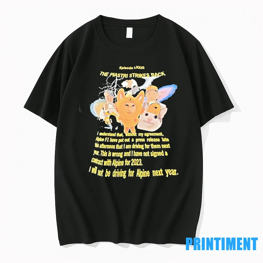The Piastri Strikes Back Lightning Meme Sweater - Adult & Kids T-Shirts, Sweatshirts & Hoodies apparel design preview 1
