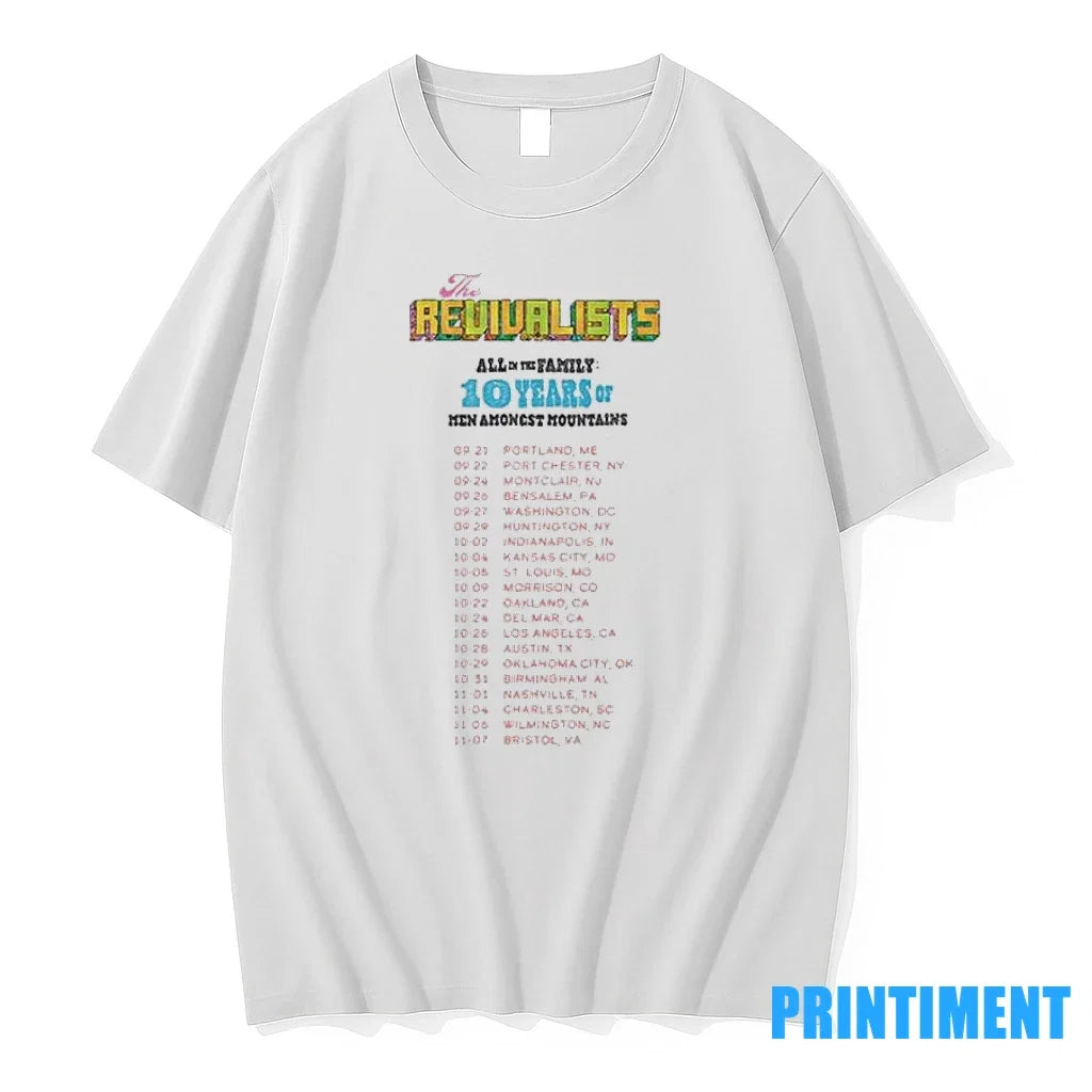 The Revivalists Fall 2025 Tour Schedule Sweater - Adult & Kids T-Shirts, Sweatshirts & Hoodies apparel design preview 1