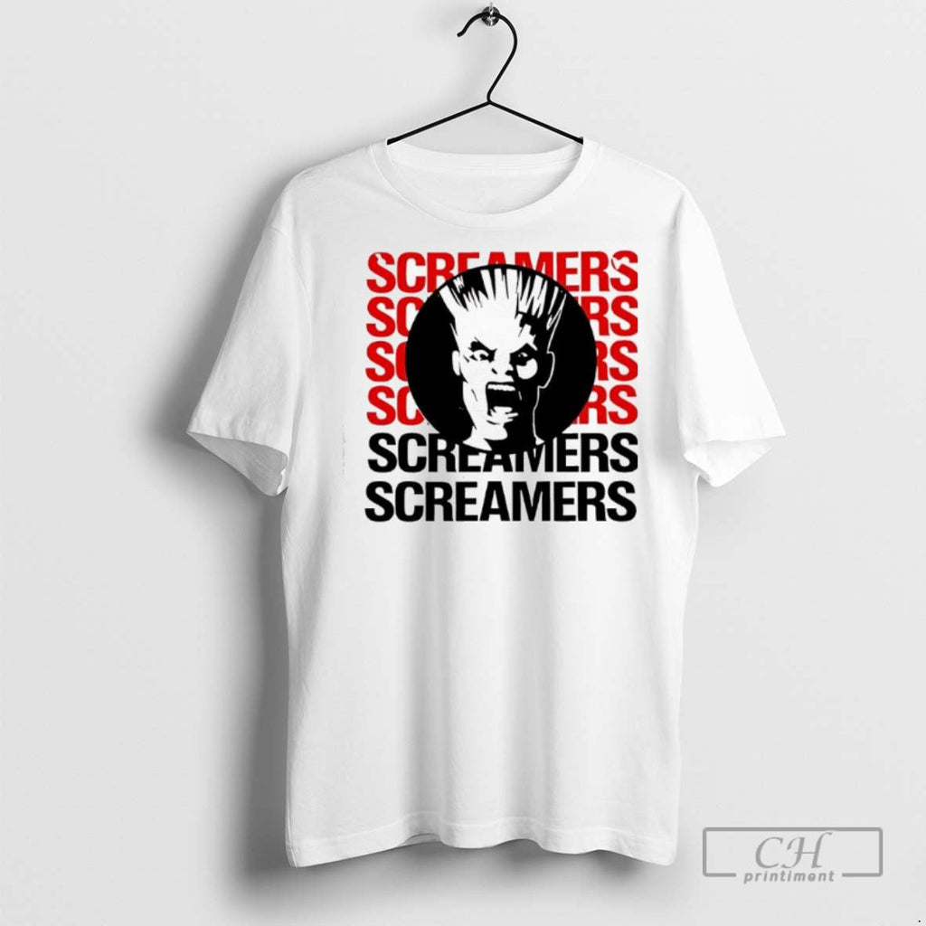 The Screamers Demos Album Logo - Adult & Kids T-Shirts, Sweatshirts & Hoodies apparel design preview 1
