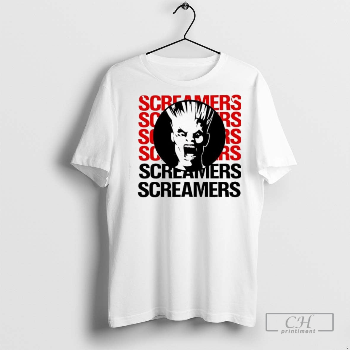 The Screamers Demos Album Logo - Adult & Kids T-Shirts, Sweatshirts & Hoodies apparel design preview 1