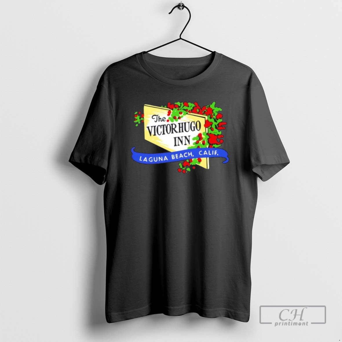 The Victor Hugo Inn Laguna Beach Ca Vintage - Adult & Kids T-Shirts, Sweatshirts & Hoodies apparel design preview 1