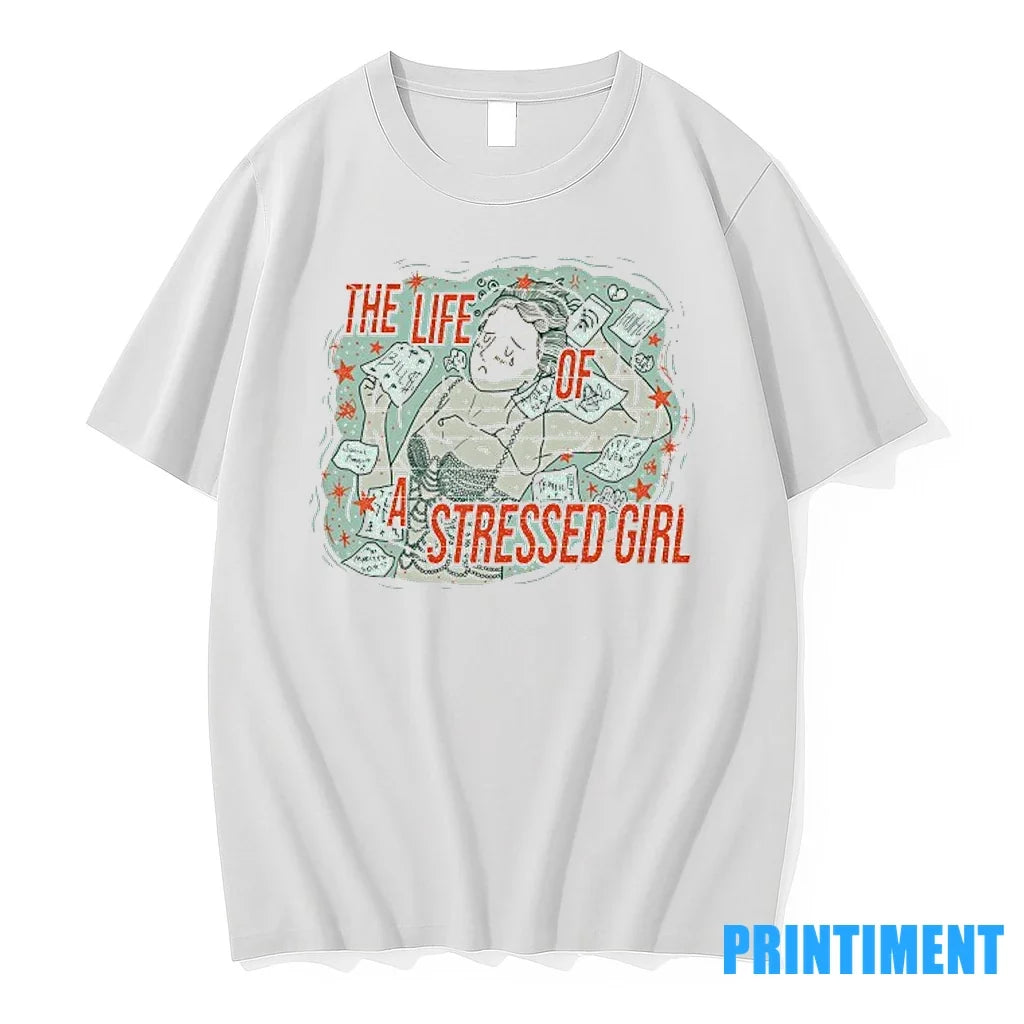 The Life Of A Stressed Girl Parody Sweater - Adult & Kids T-Shirts, Sweatshirts & Hoodies apparel design preview 1