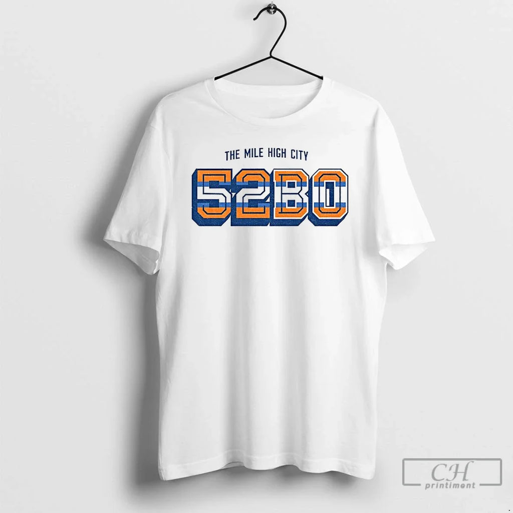 The Mile High City 5280 Dnvr - Adult & Kids T-Shirts, Sweatshirts & Hoodies apparel design preview 1