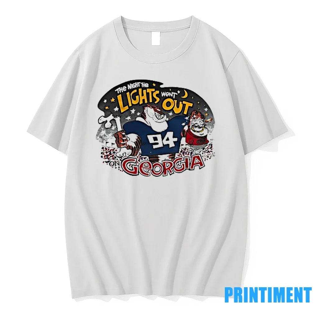 The Night Lights Went Out Auburn Tigers Vs Georgia - Adult & Kids T-Shirts, Sweatshirts & Hoodies apparel design preview 1