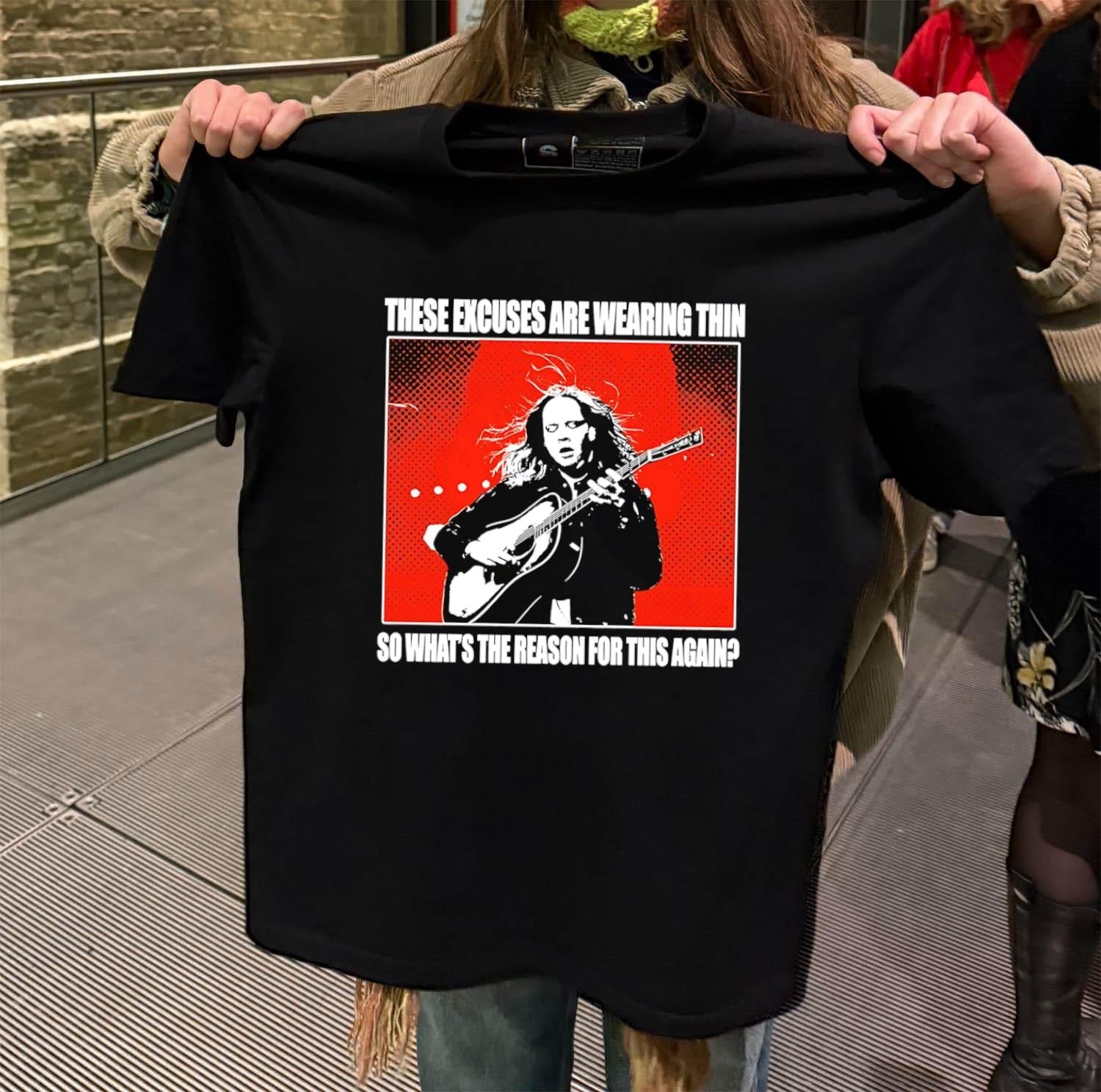 These Excuses Are Wearing Thin Acoustic Guitar - Adult & Kids T-Shirts, Sweatshirts & Hoodies apparel design preview 2