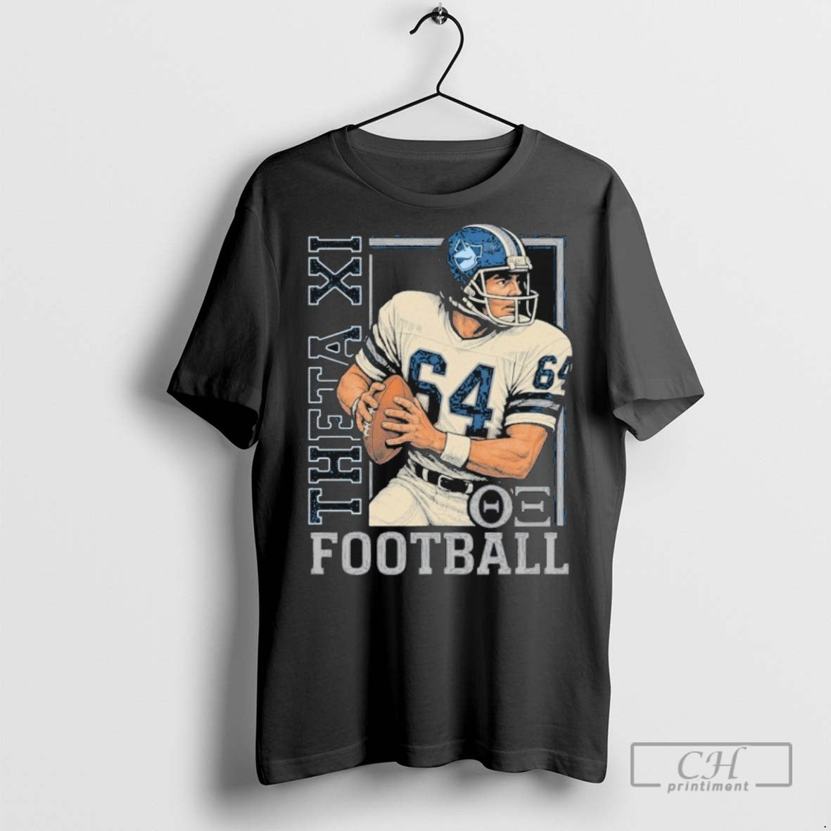 Theta Xi Football - Adult & Kids T-Shirts, Sweatshirts & Hoodies apparel design preview 1