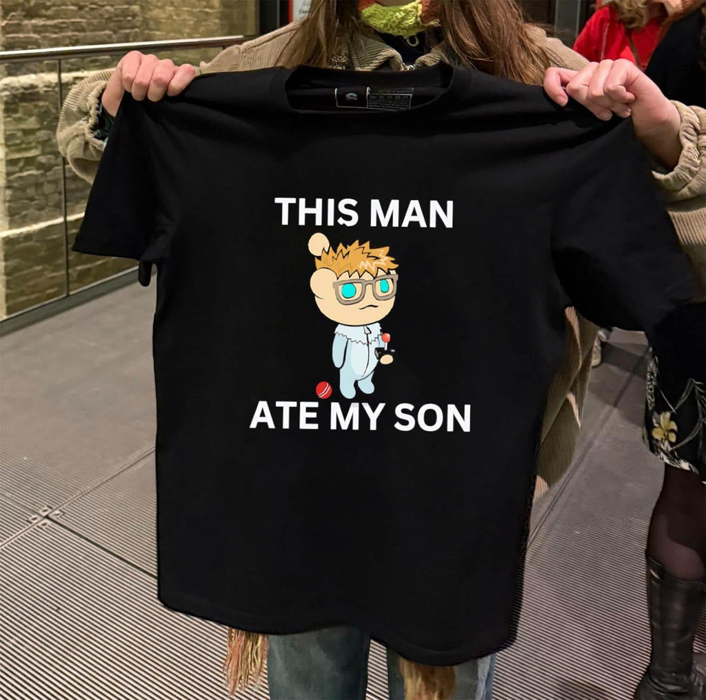This Man Ate My Son Reddit Snoo character - Adult & Kids T-Shirts, Sweatshirts & Hoodies apparel design preview 2